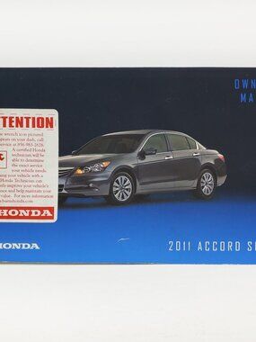 Honda Accord 2011 Sedan Owner's Manual Booklet OEM 00X31-TA5-6300